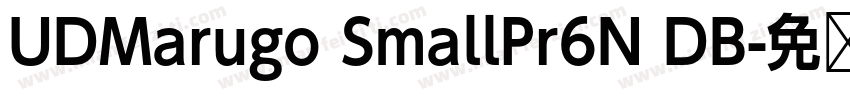 UDMarugo SmallPr6N DB字体转换